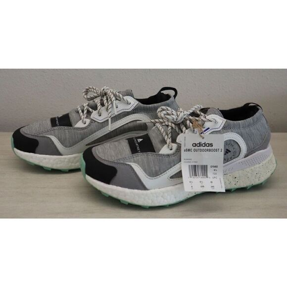 adidas x Stella McCartney Women Sz 8 Gray Heather Outdoorboost 2.0 Sneakers - Picture 7 of 15